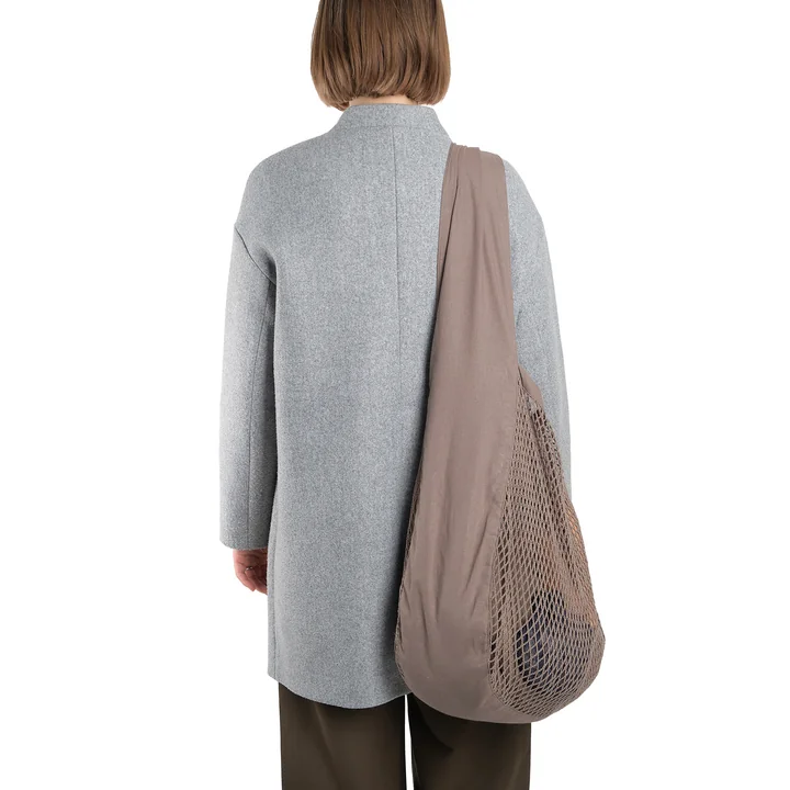 The Organic Company - Net Schultertasche, stone