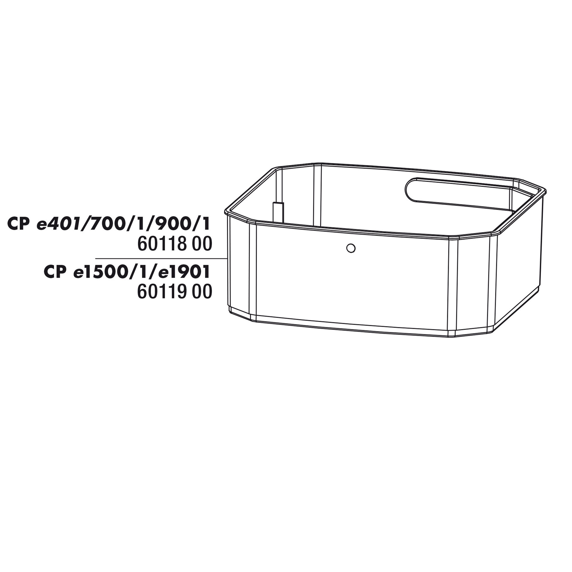 JBL Filtermand (korfinzet) CP e401/e700/1/e900/1