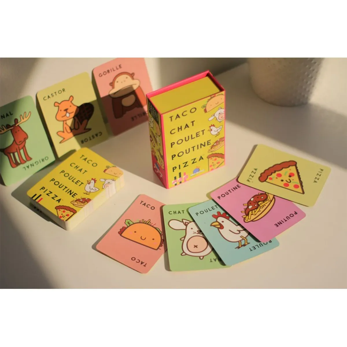 Djeco Jeu - Taco, Chat, Poulet, Poutine, Pizza