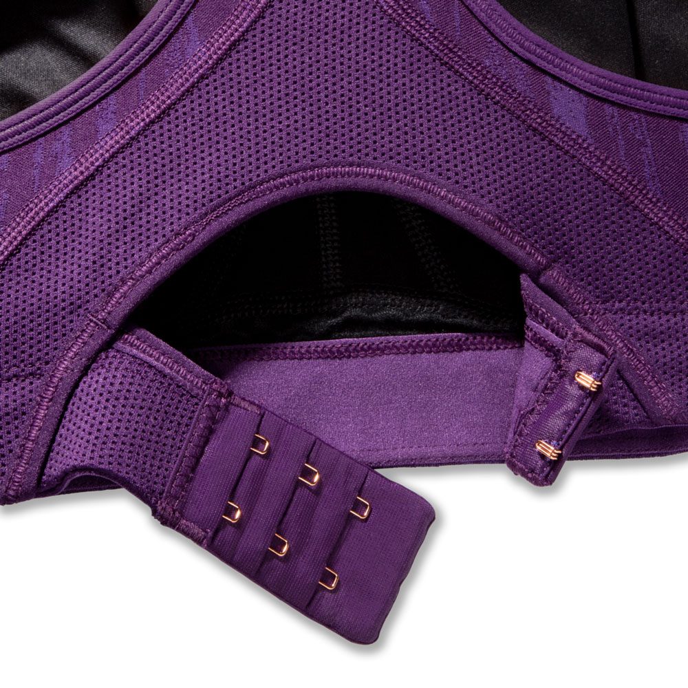 Brooks Rebound Racer Sport-BH Damen berry jacquard