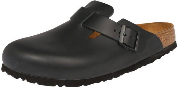 Birkenstock slipper BOSTON Black narrow Naturleder Smooth Leather
