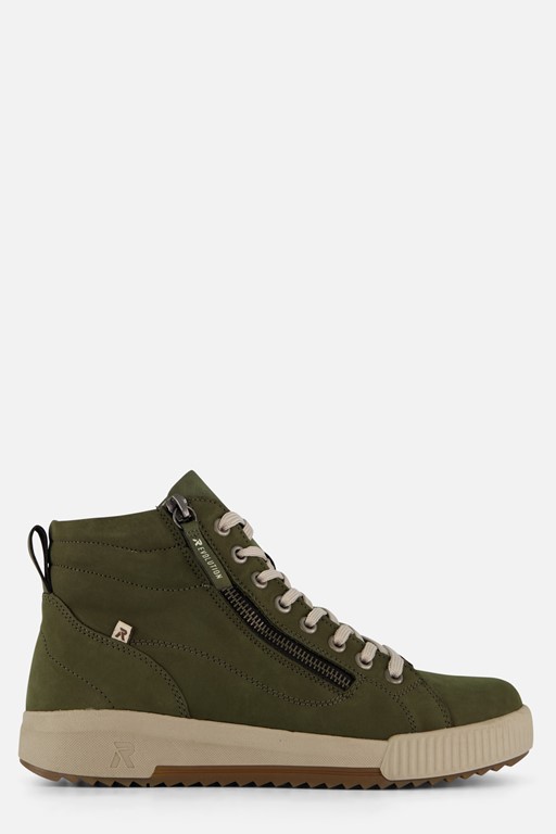 Rieker Evolution Veterboots groen Nubuck