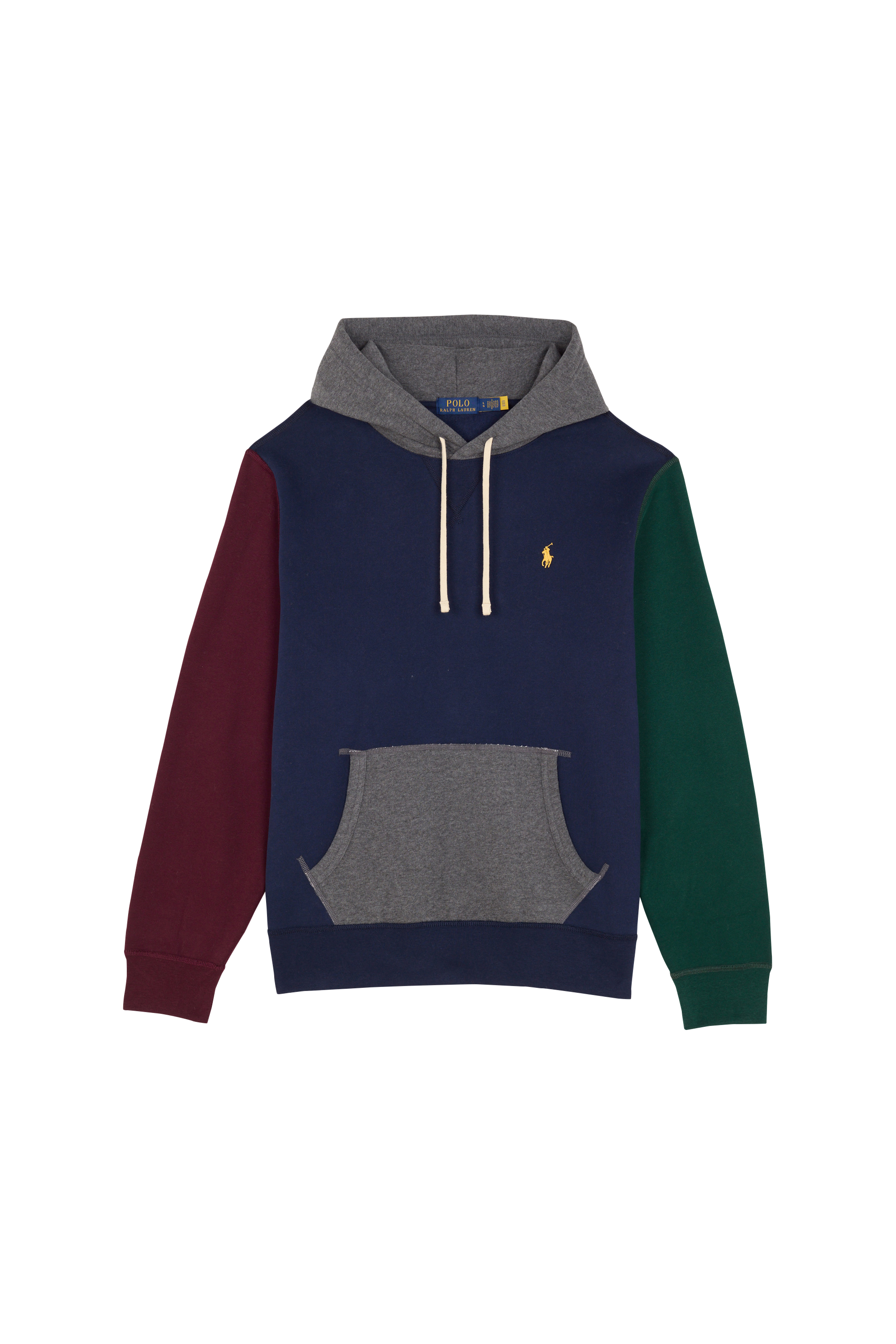 POLO RALPH LAUREN hoodie The RL Fleece Color-Blocked Hoodie Bleu