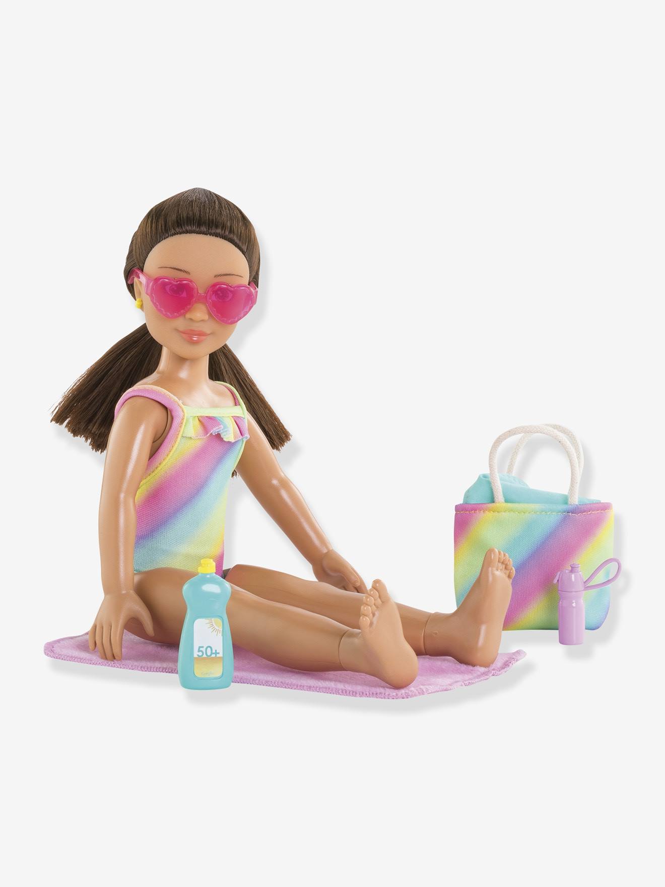 Estojo para boneca Luna para levar à praia.
