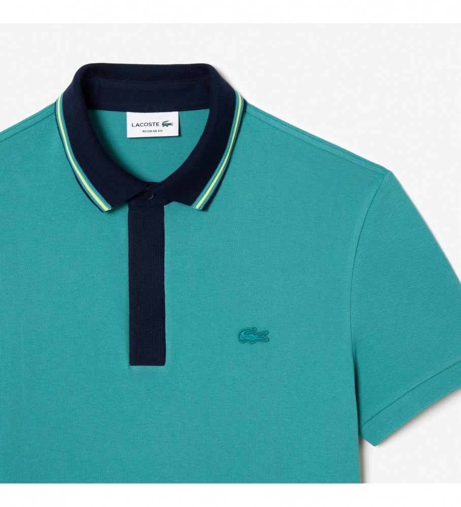 Lacoste Polo Smart Paris corte regular turquesa