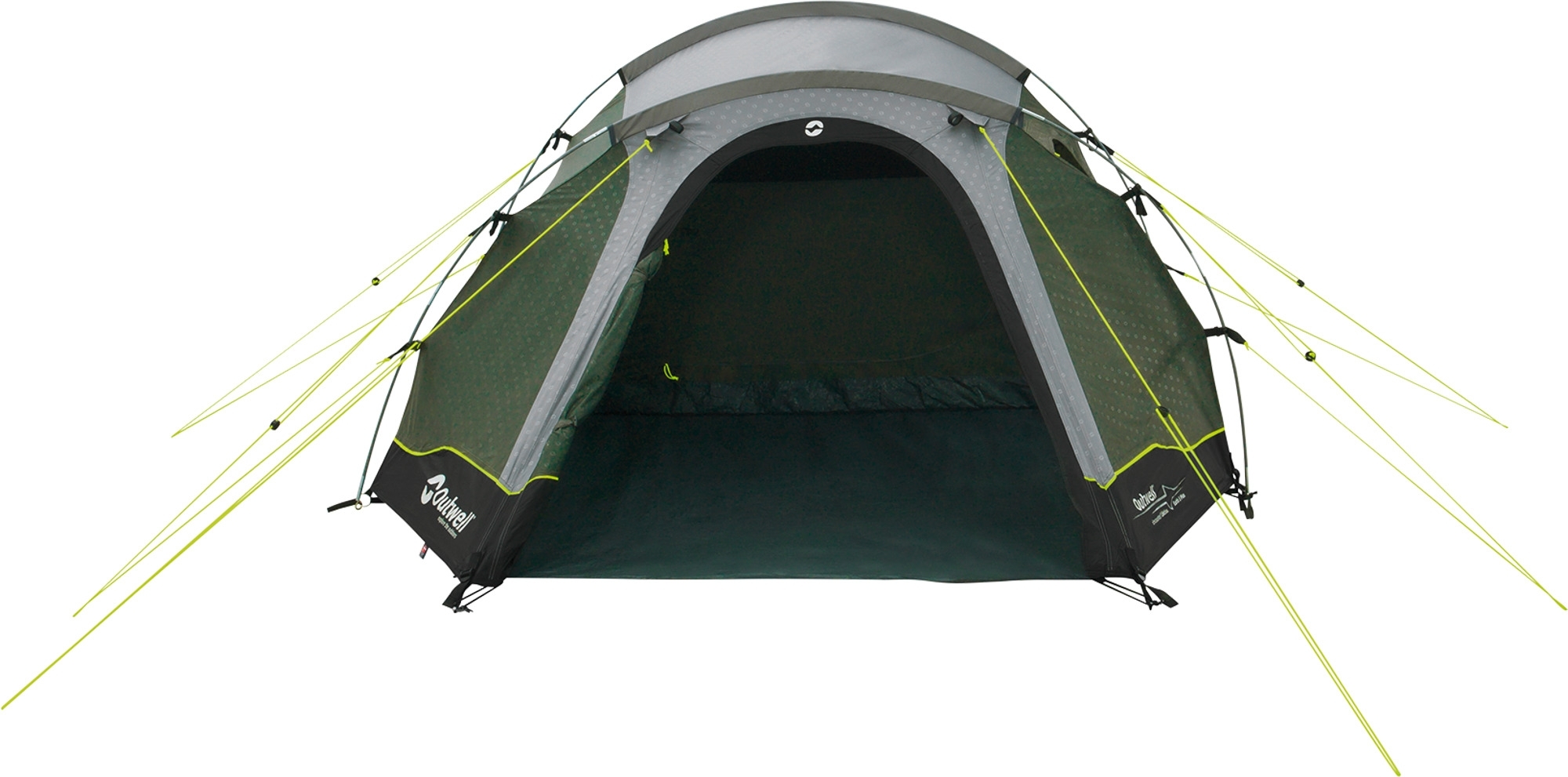 Outwell Earth 3 Plus Tunnelzelt dunkelgrün 3 Personen