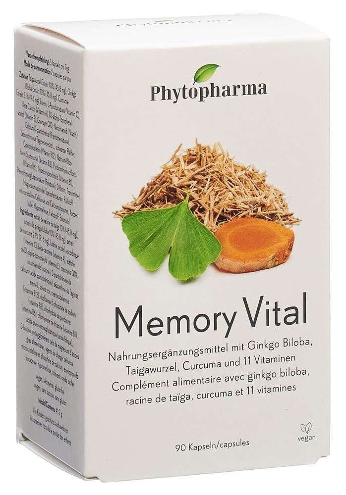 PHYTOPHARMA Memory Vital Kaps Blist 90 Stk