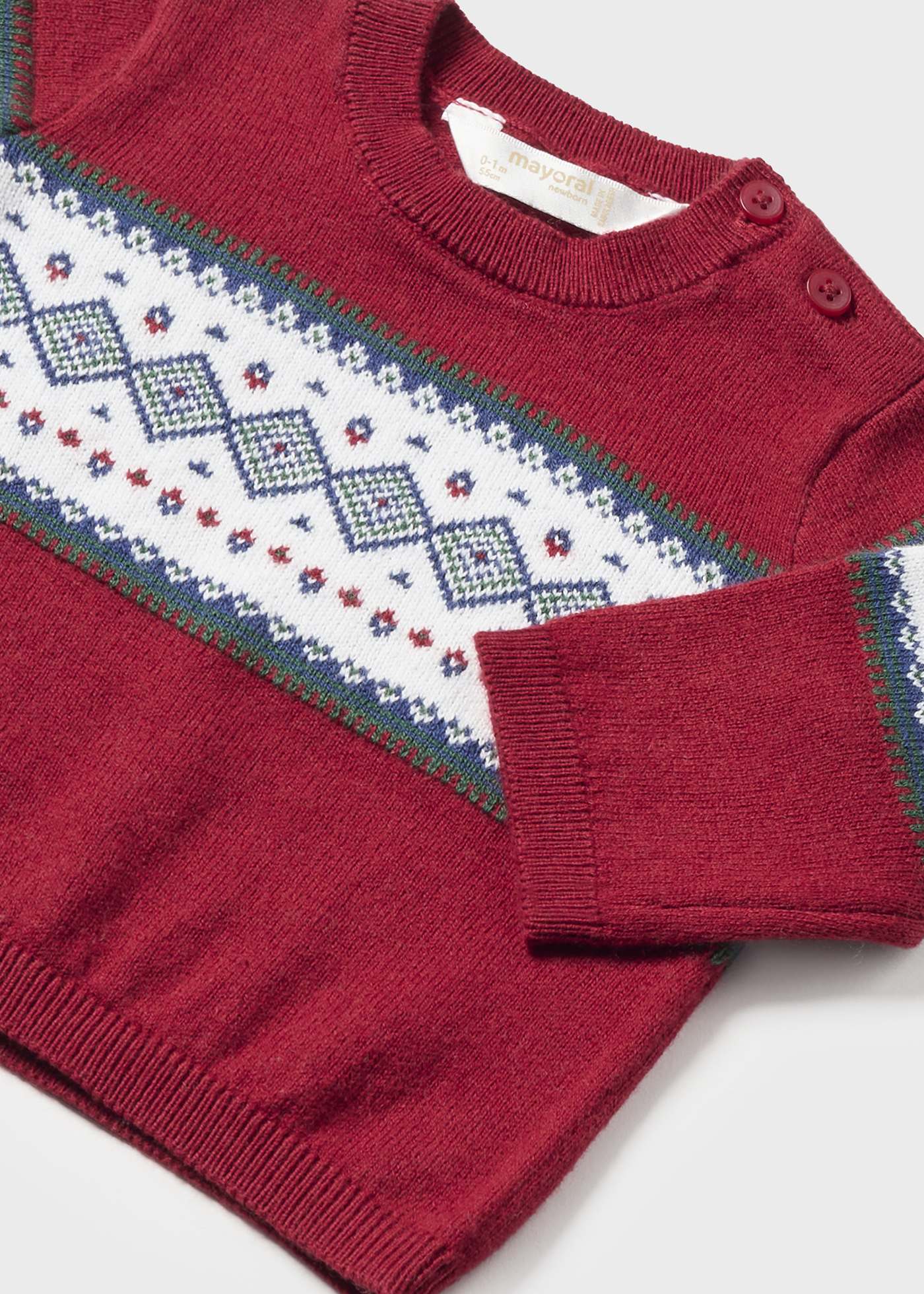 jersey jacquard para recém-nascido