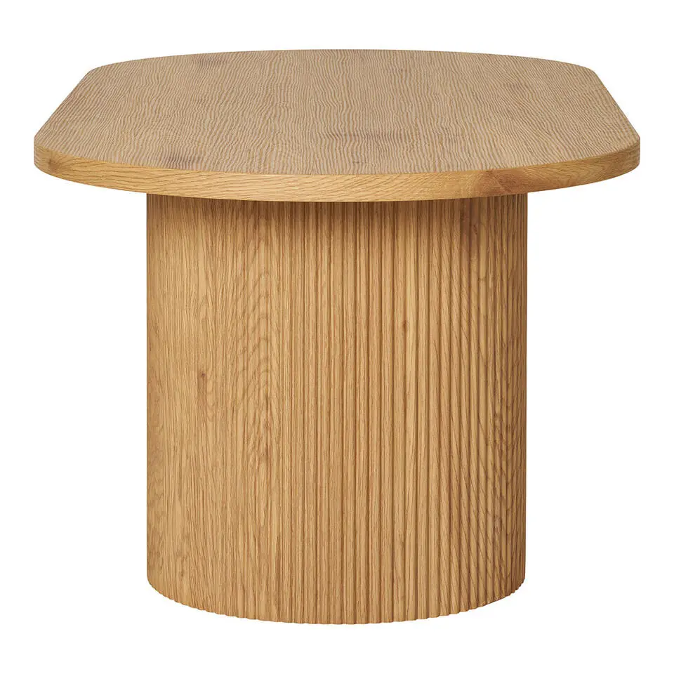 Salontafel Ovaal - Naturel - 60x120x45cm - Boavista