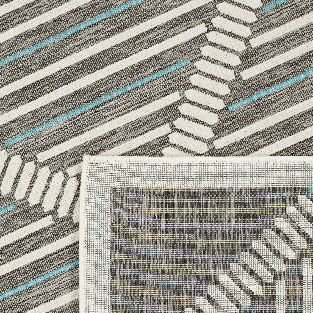 Tapis intérieur extérieur anthracite acapulco 1672 120 x 160 cm
