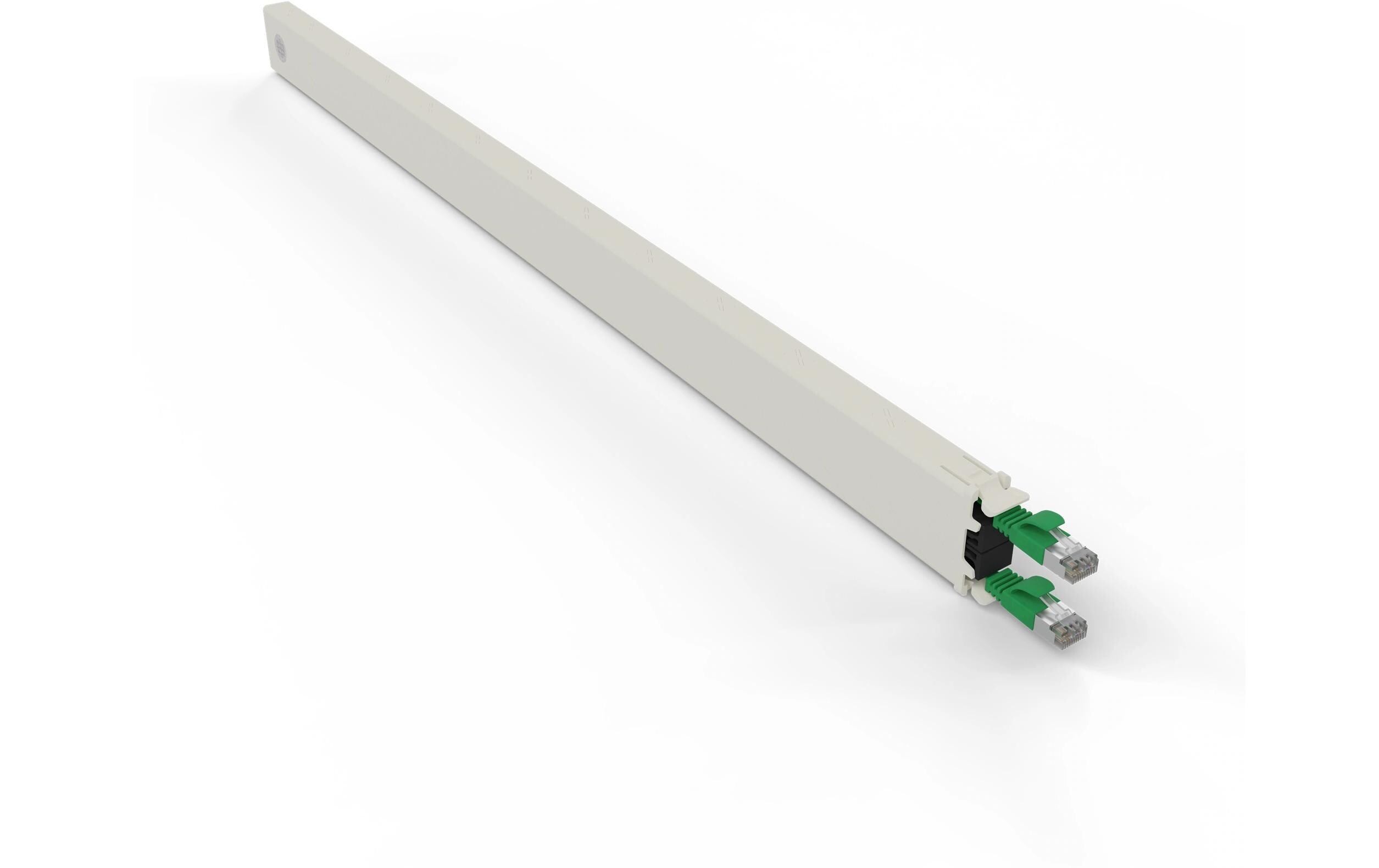 patchbox.one / Cassette / 30RU / Cat 6A, STP, 1.8 m, GrünAll-in-One Lösung für Ordnung im Netzwerkschrank