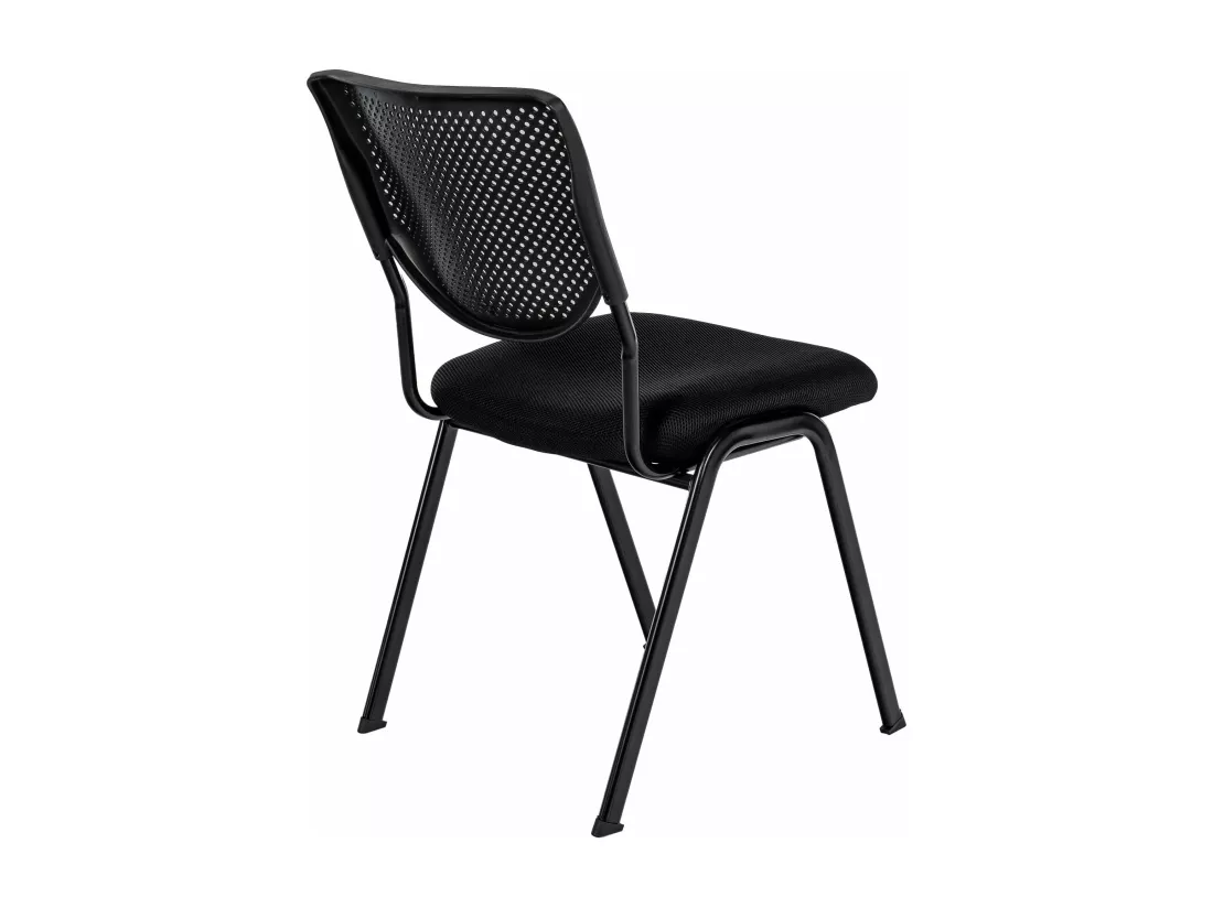 Chaise de conférence - Tissu - Noir / Noir - Kaber