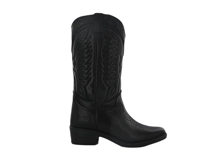 AQA Shoes A8676 Zwart leer