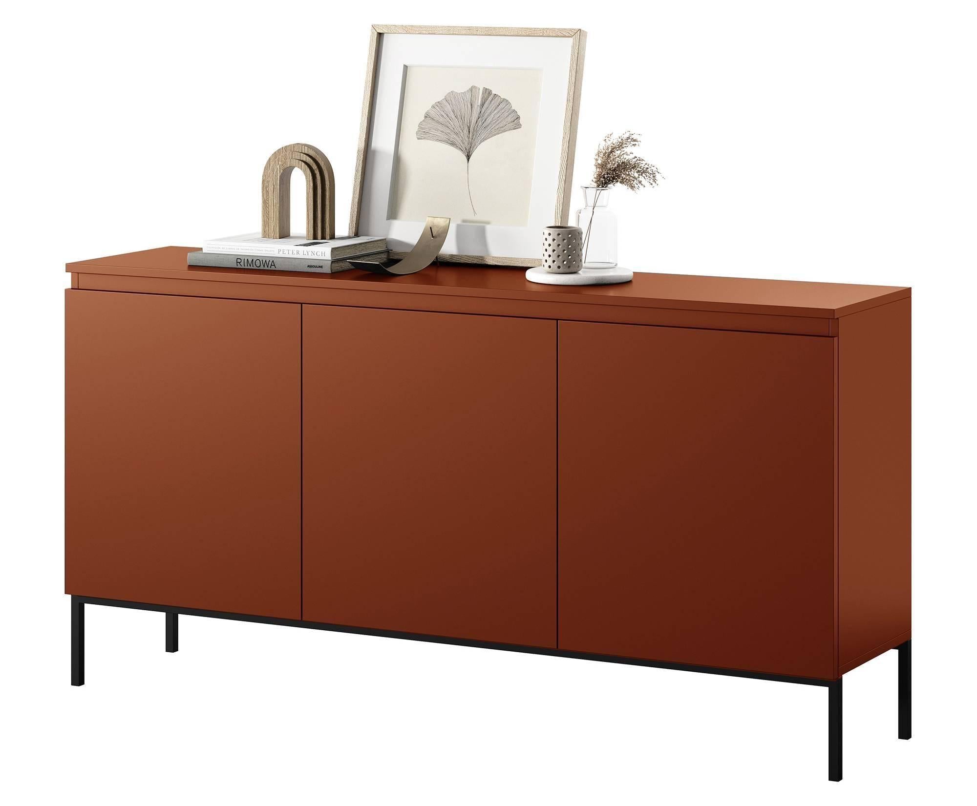 NADUVI Collection Kate Dressoir - B 150 cm - Terra / Zwart