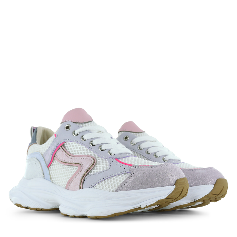Shoesme weiß-rosa Sneaker
