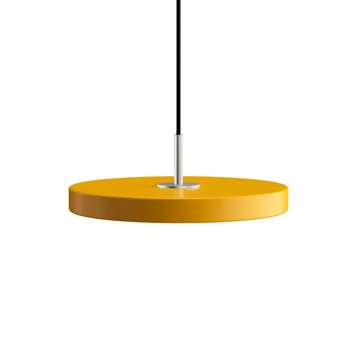 Umage - Asteria Mini LED-Pendelleuchte, Stahl / safrangelb