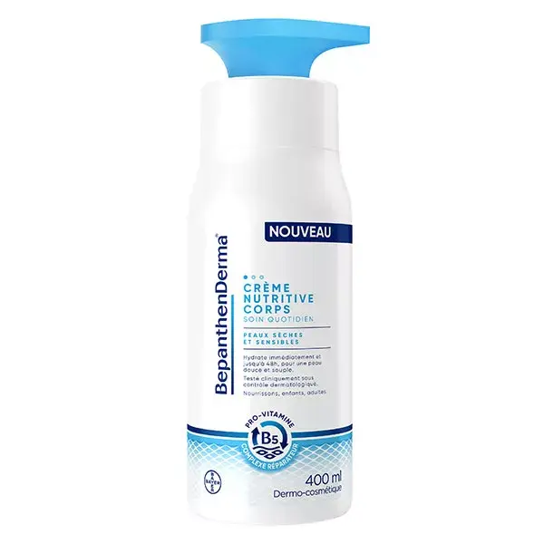BepanthenDerma® Creme Nutritivo para o Corpo para Pele Seca e Sensível 400ml