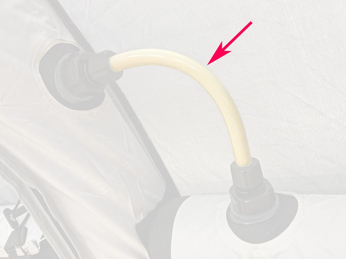 Obelink Connected airtube koppelslang + veer