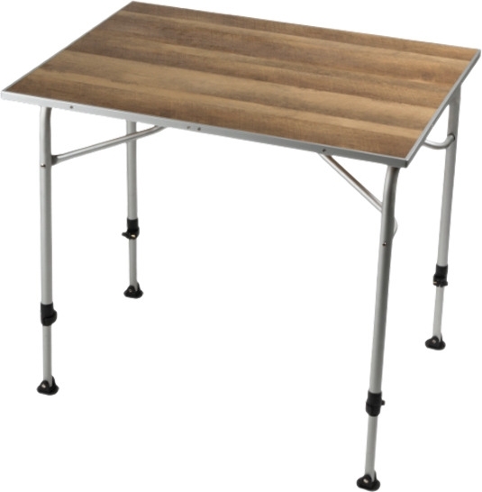 Dometic Zero Light Oak Medium Campingtisch mit verstellbaren Beinen 60 x 80 cm