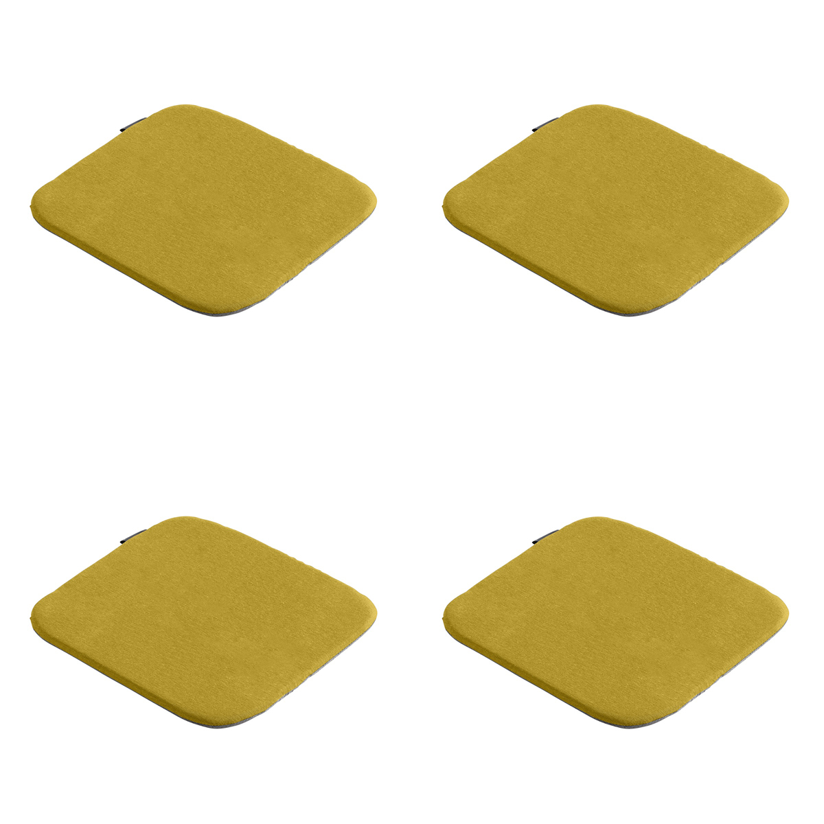 Madison Panama mustard Zitkussen - Set van 4