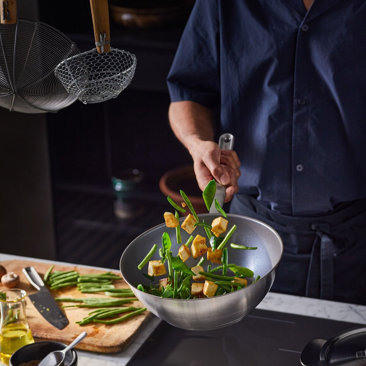 All Steel wok 28 cm