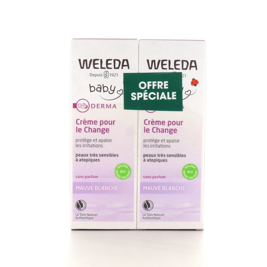 Crème pour le Change à la Mauve Blanche Weleda