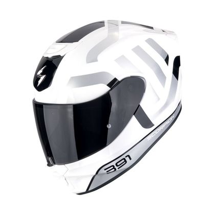 Casque Scorpion Exo EXO-391 - AROK - Blanc / Noir