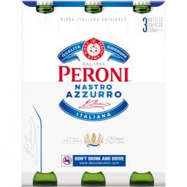 Peroni Nastro azzurro bier 3-pack