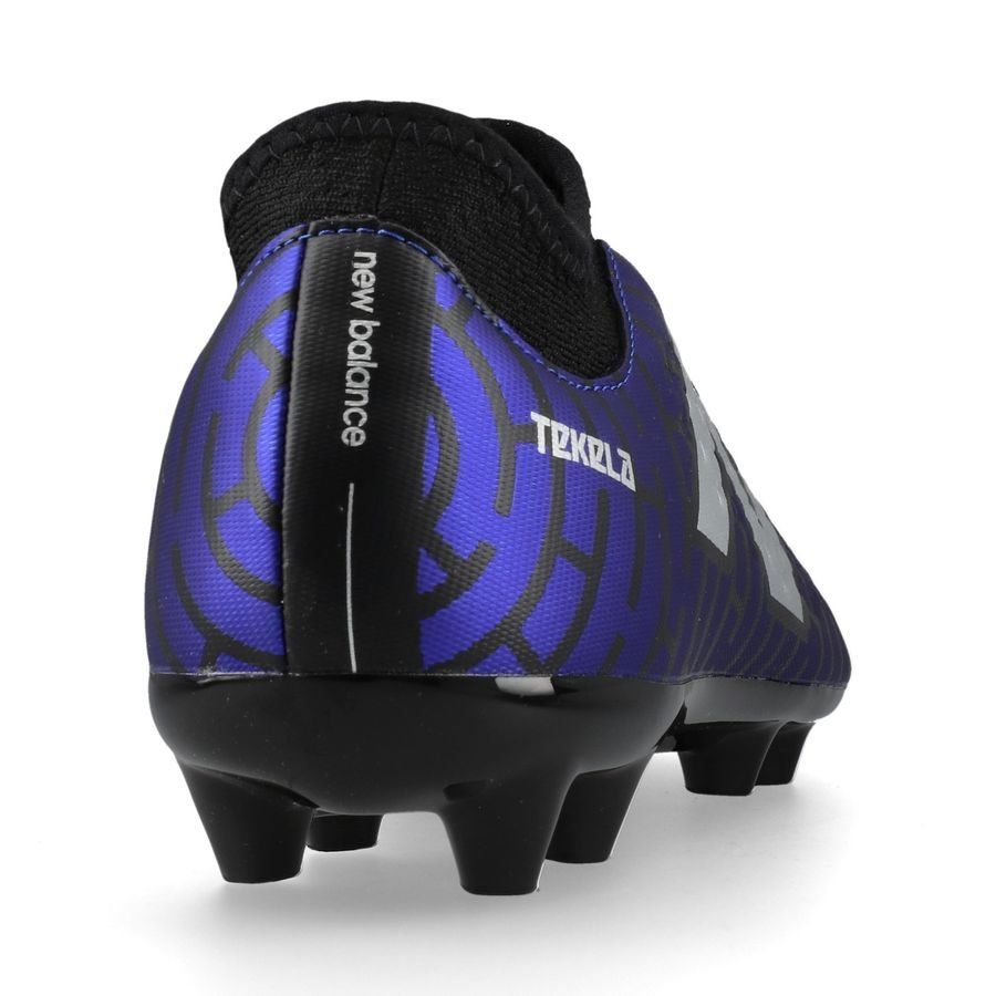 New Balance Tekela V4 Magique FG Power Surge - Bleu Enfant