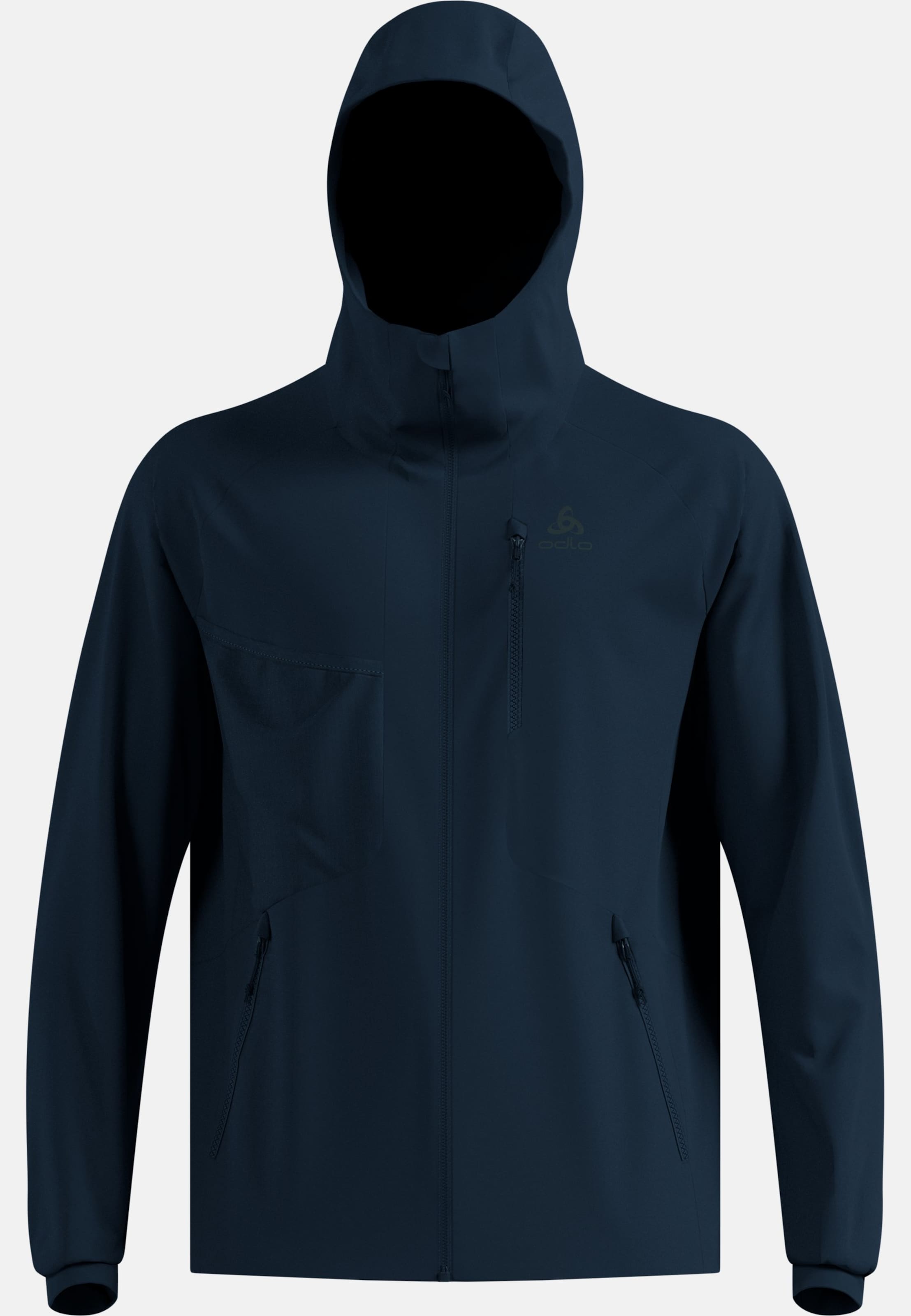 Winddichte Zeroweight X-Warm Langlaufjacke in dark sapphire