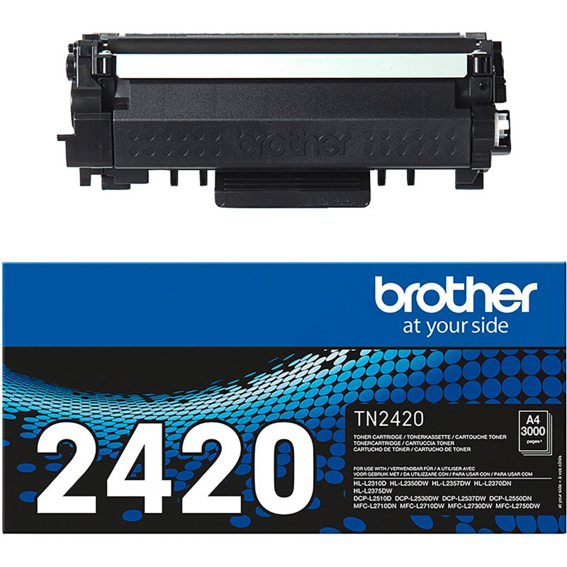 BROTHER Toner TN2420 haute capacité noir pour imprimante laser