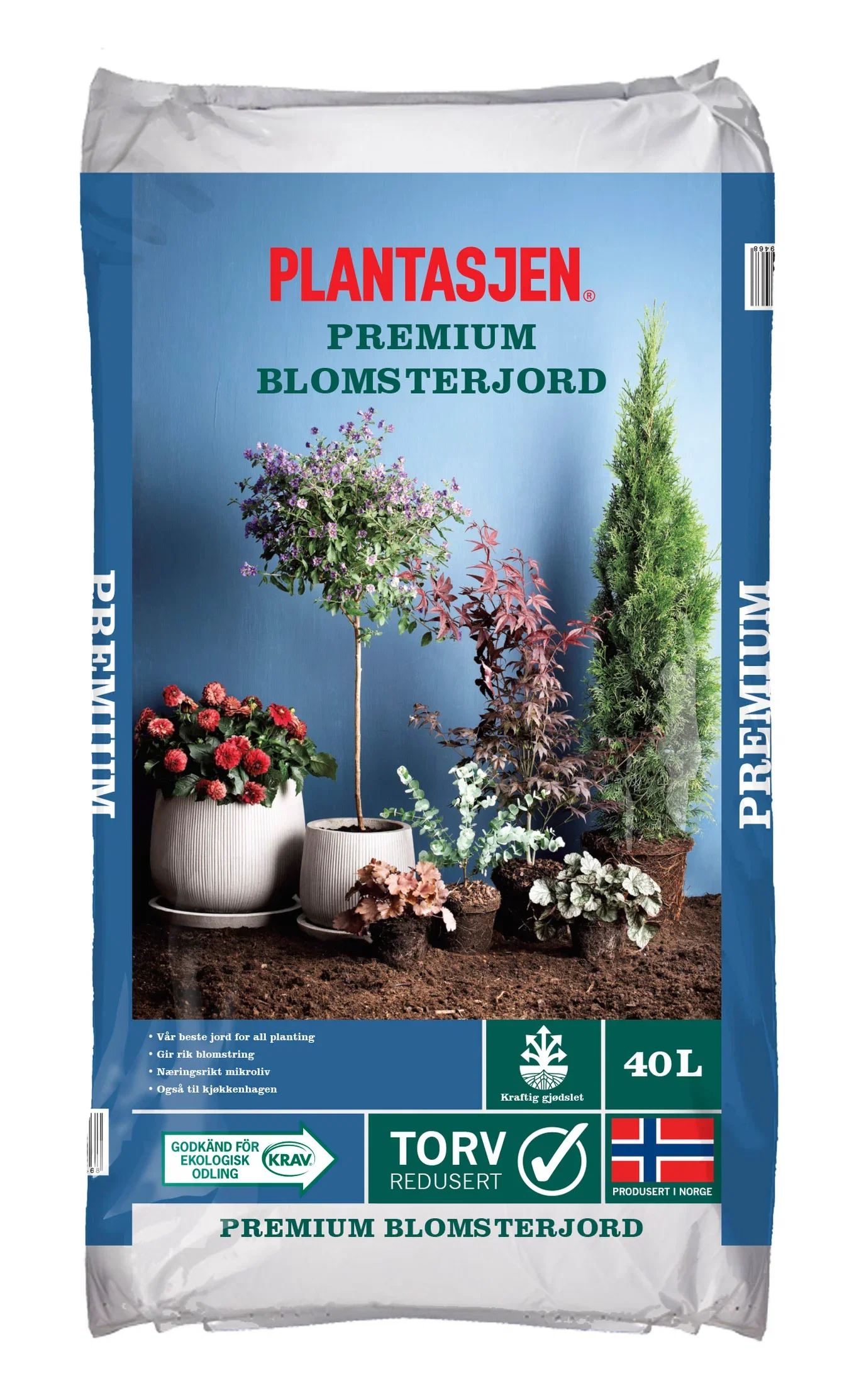 Premium blomsterjord 40 L