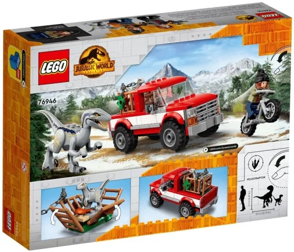 LEGO Jurassic World 76946 Blue og Beta – velociraptor-fangst
