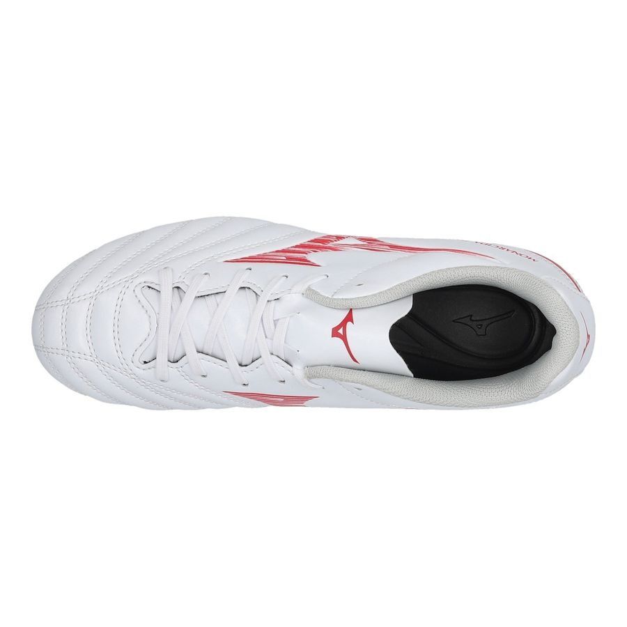 Mizuno Monarcida Neo lll Select AG Charge - Blanc/Radiant Red Enfant