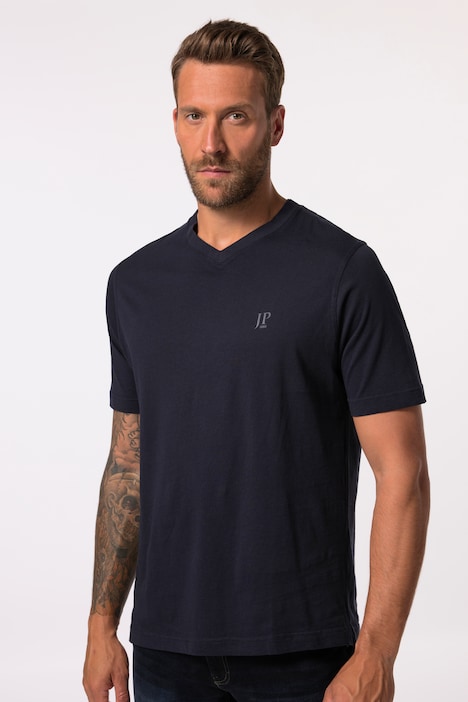 T-Shirts, Basic, 2er-Pack, V-Ausschnitt, Halbarm, bis 8 XL