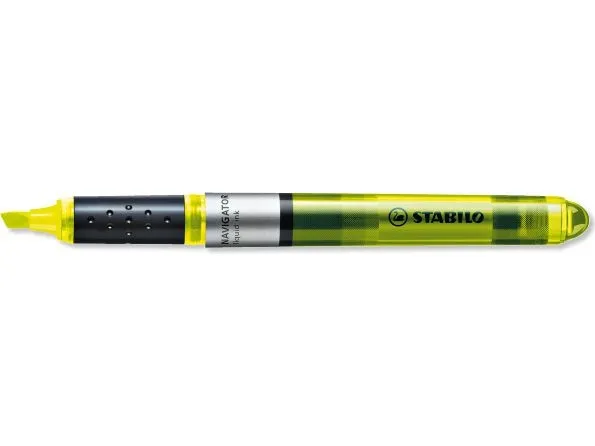 Highlighter Stabilo Navigator gul - (stk.)