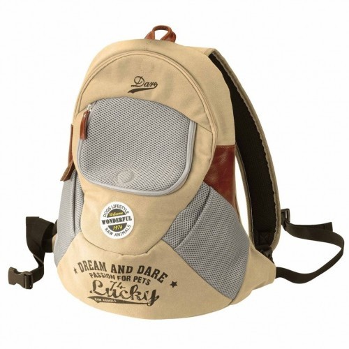 Mochila Amarela para Transporte de Animais de Estimação
