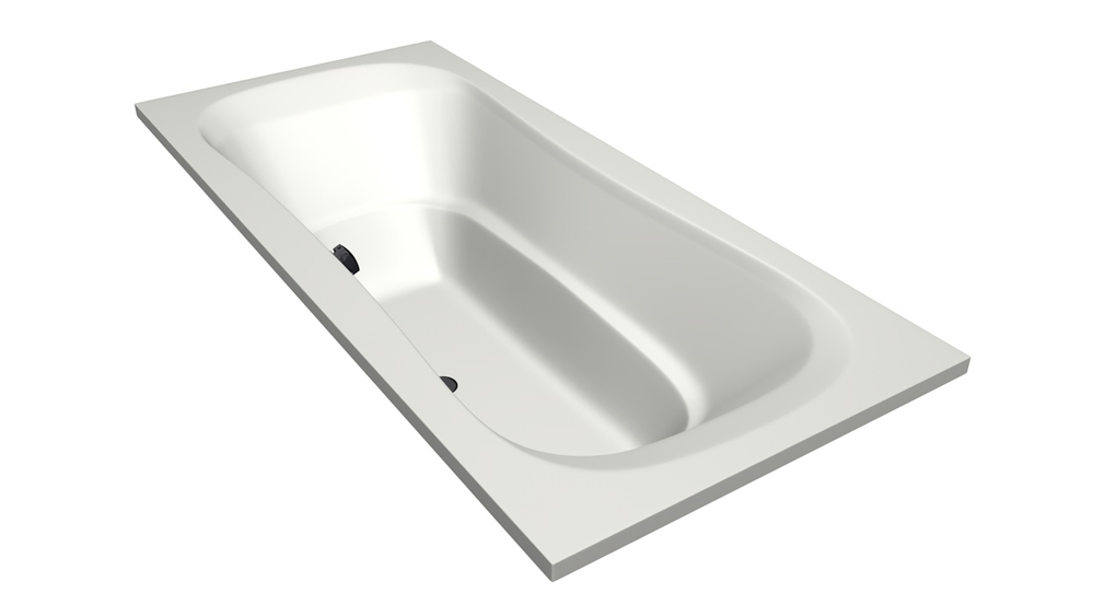 Xenz Nassau duobad 200x90x49cm edelweis