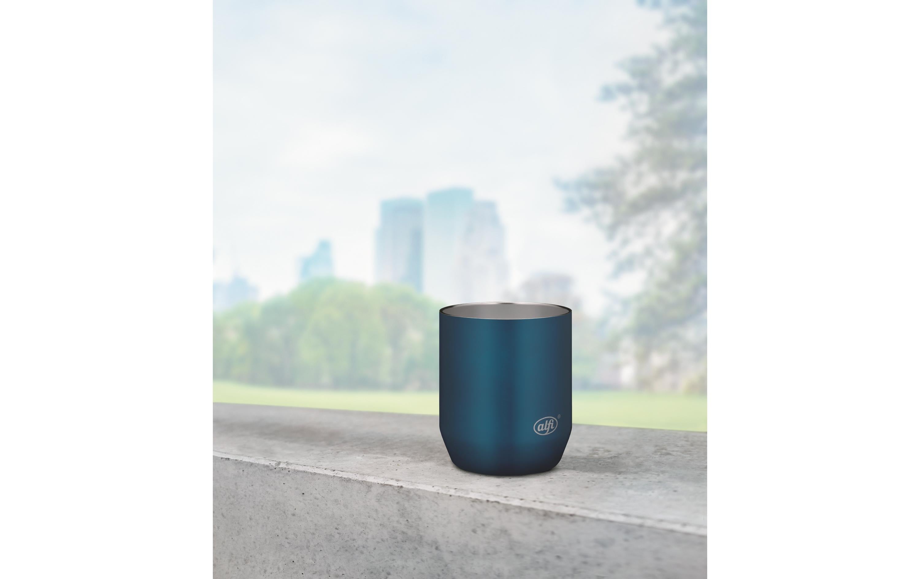 Thermobecher City 280 ml, DunkelblauThermobecher aus Edelstahl