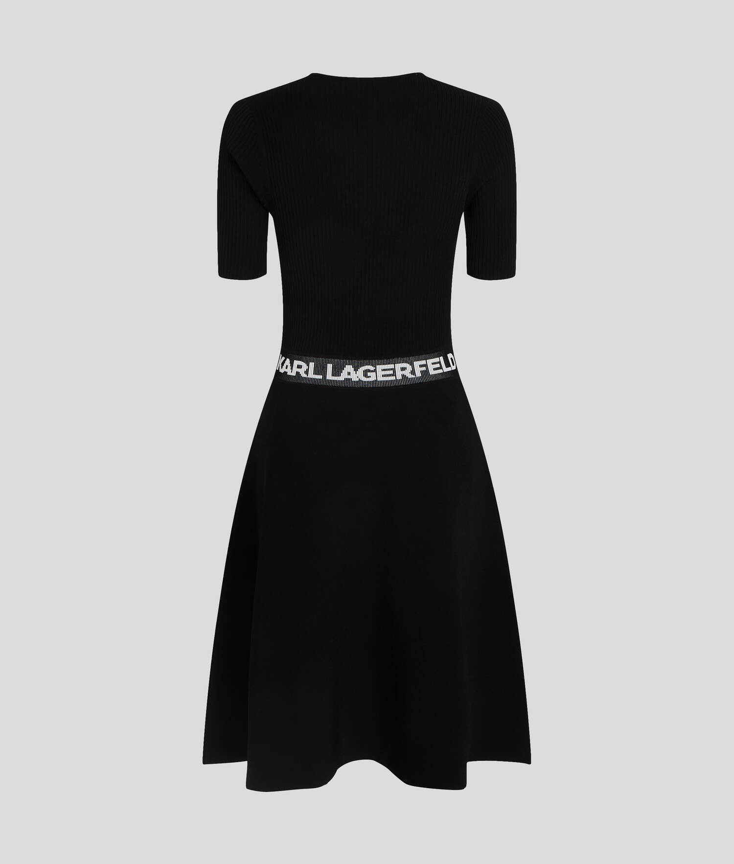 ROBE À MANCHES COURTES AVEC LOGO KARL