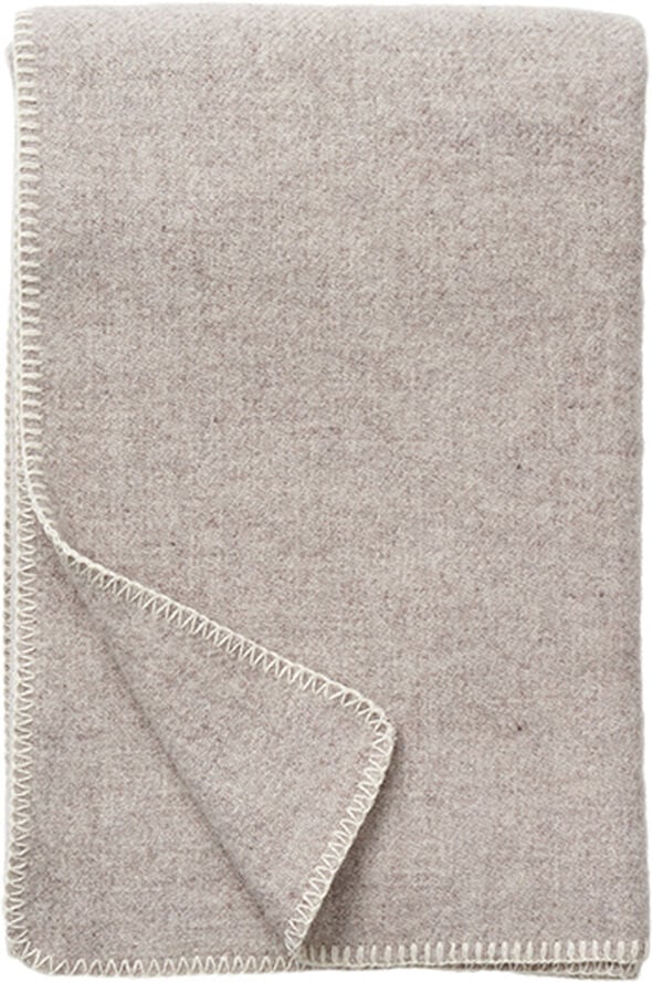 Klippan Uldplaid Unni beige