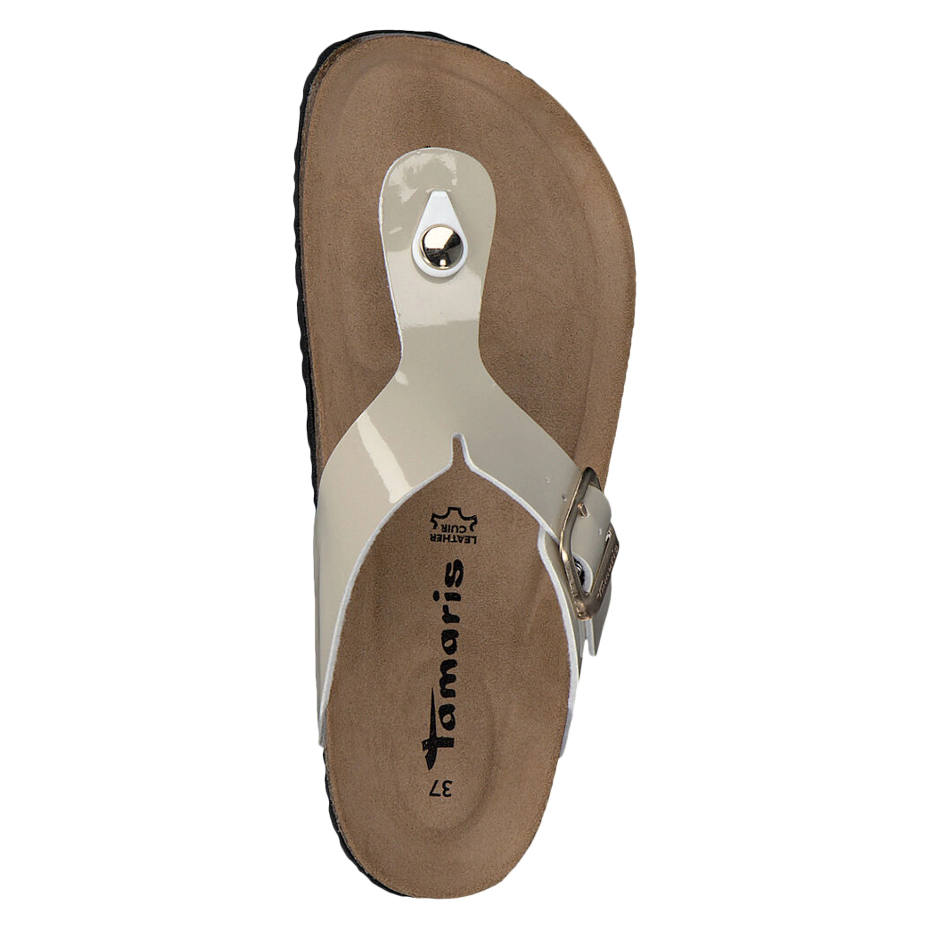 Mules cuir | Beige