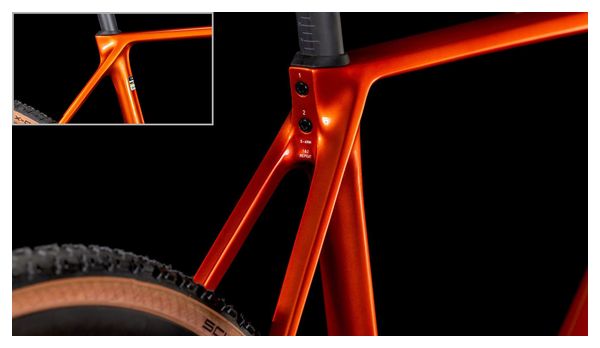 Vélo de Cyclocross Cube Cross Race C:62 SLX Shimano Ultegra Di2/GRX Di2 12V 700 mm Orange Electric 2025