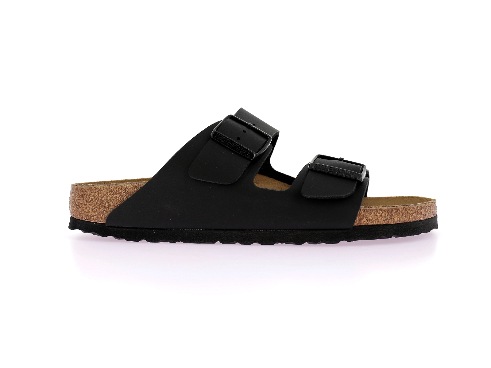 Birkenstock-ARIZONA BF Matières combinées Noir