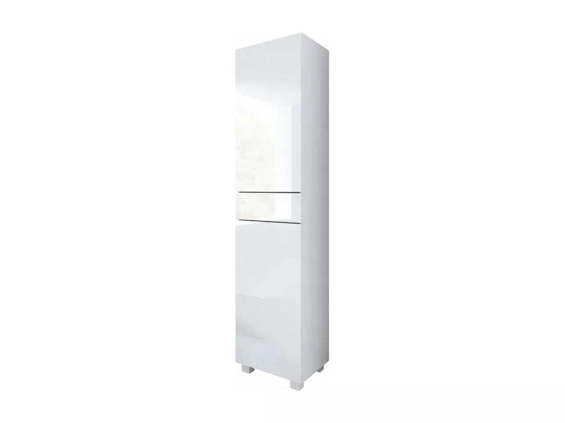 Colonne Pureza 40 cm Blanc Laqué BM salle de bain suspendue ou posée