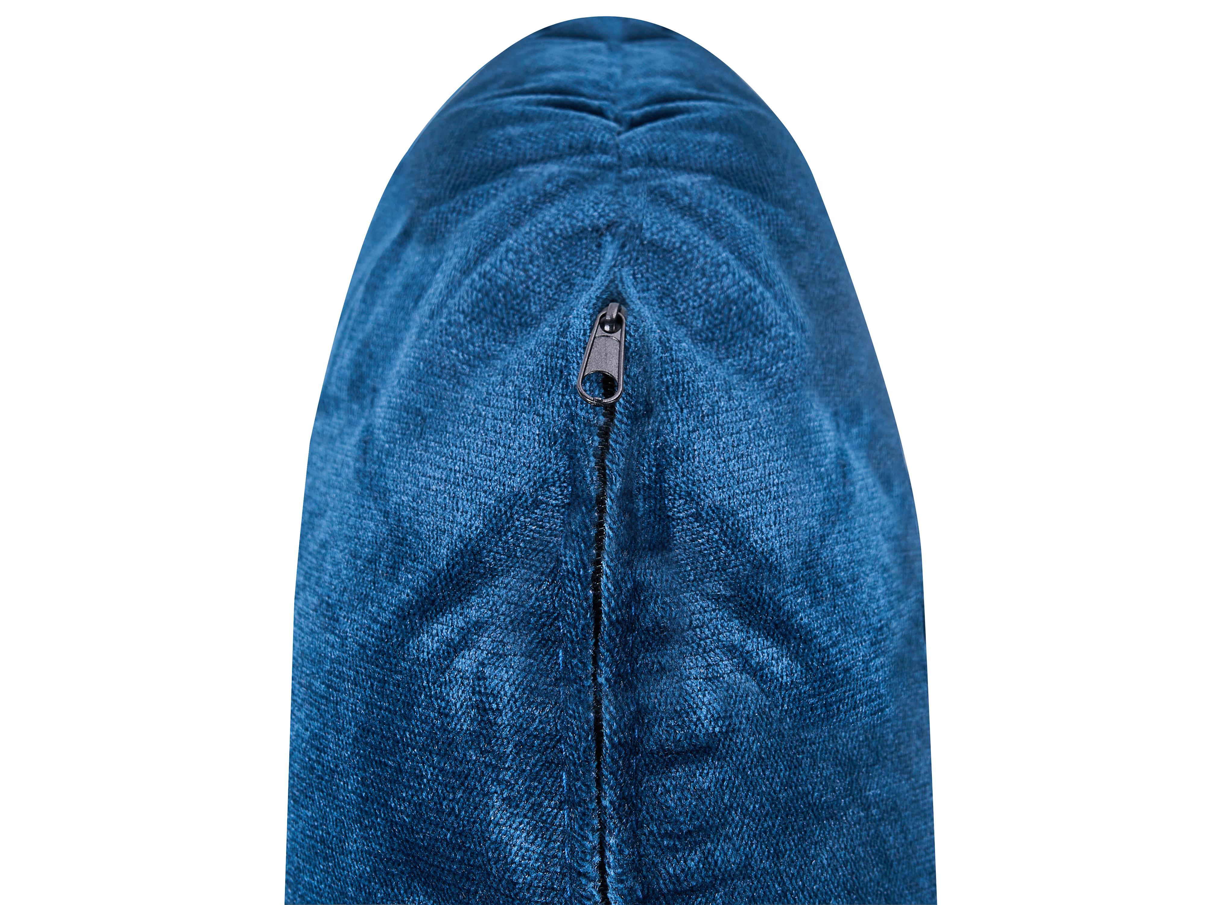 Bank 2-zits SKIEN Fluweel Marineblauw