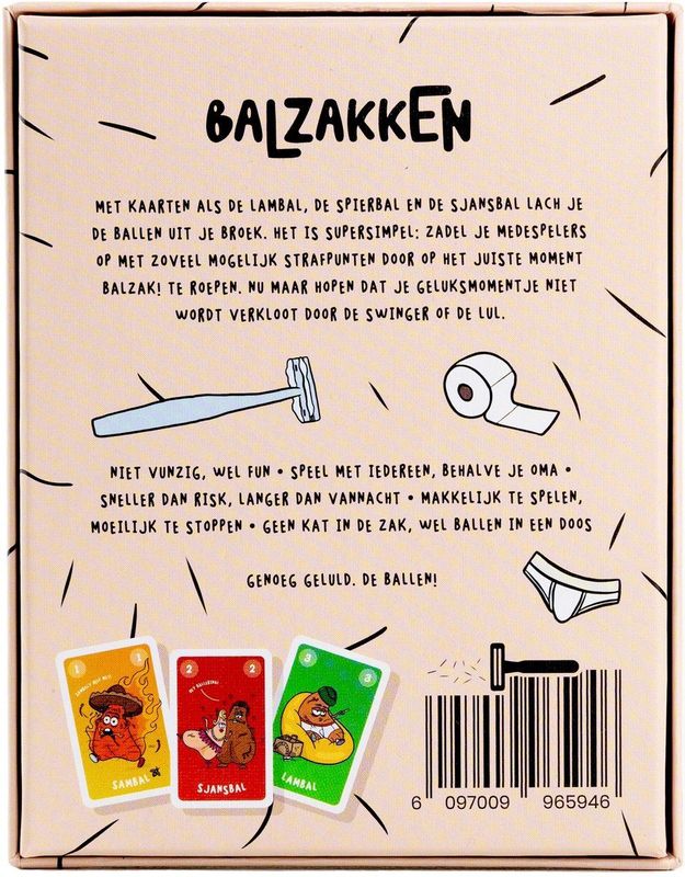 Balzakken - Kaartspel - Grappig - Competitief - Voor Volwassenen