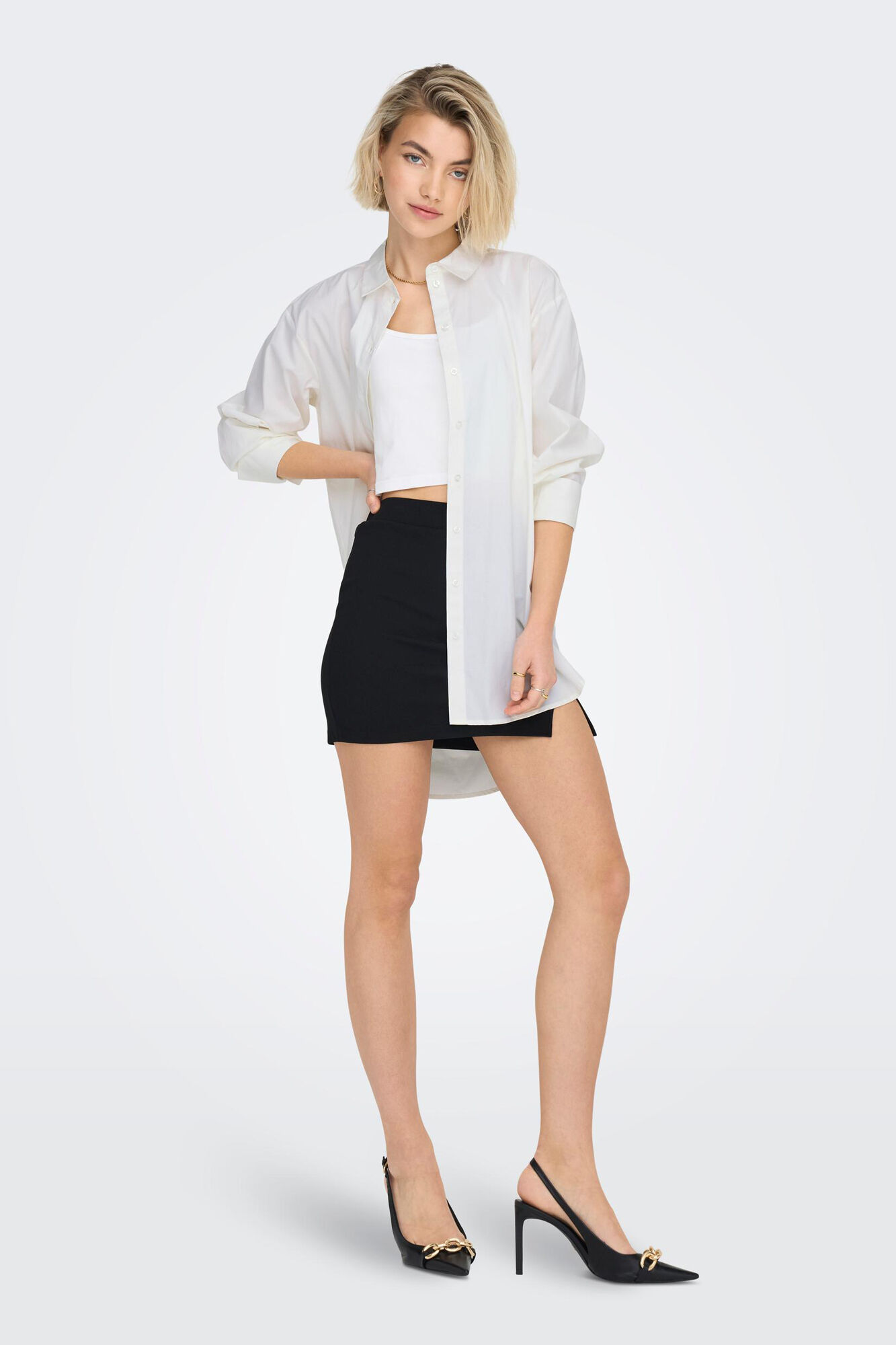 Camisa de manga comprida oversized