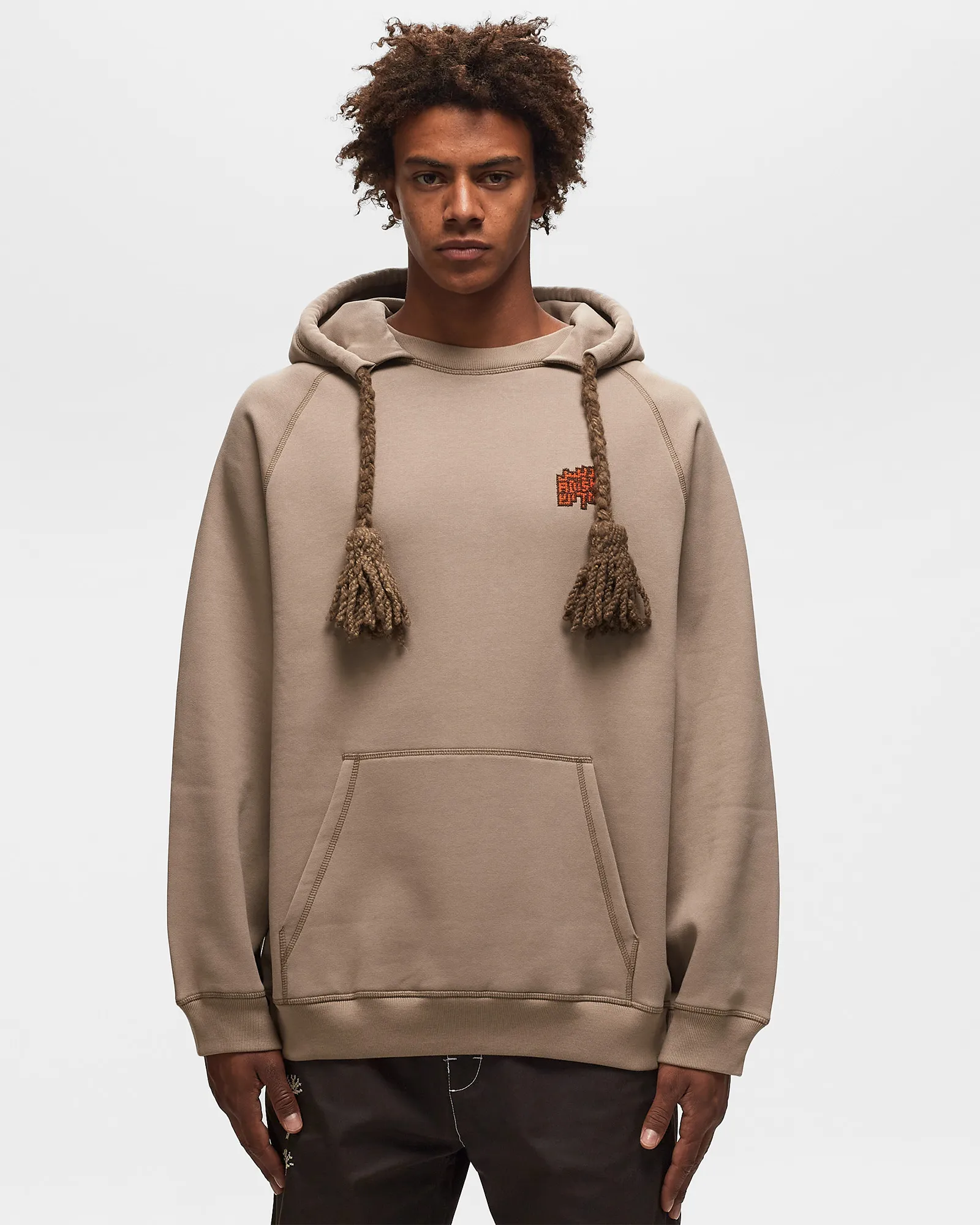 ADISH Tatreez Logo Contrast Stitched Lakiya Hoodie