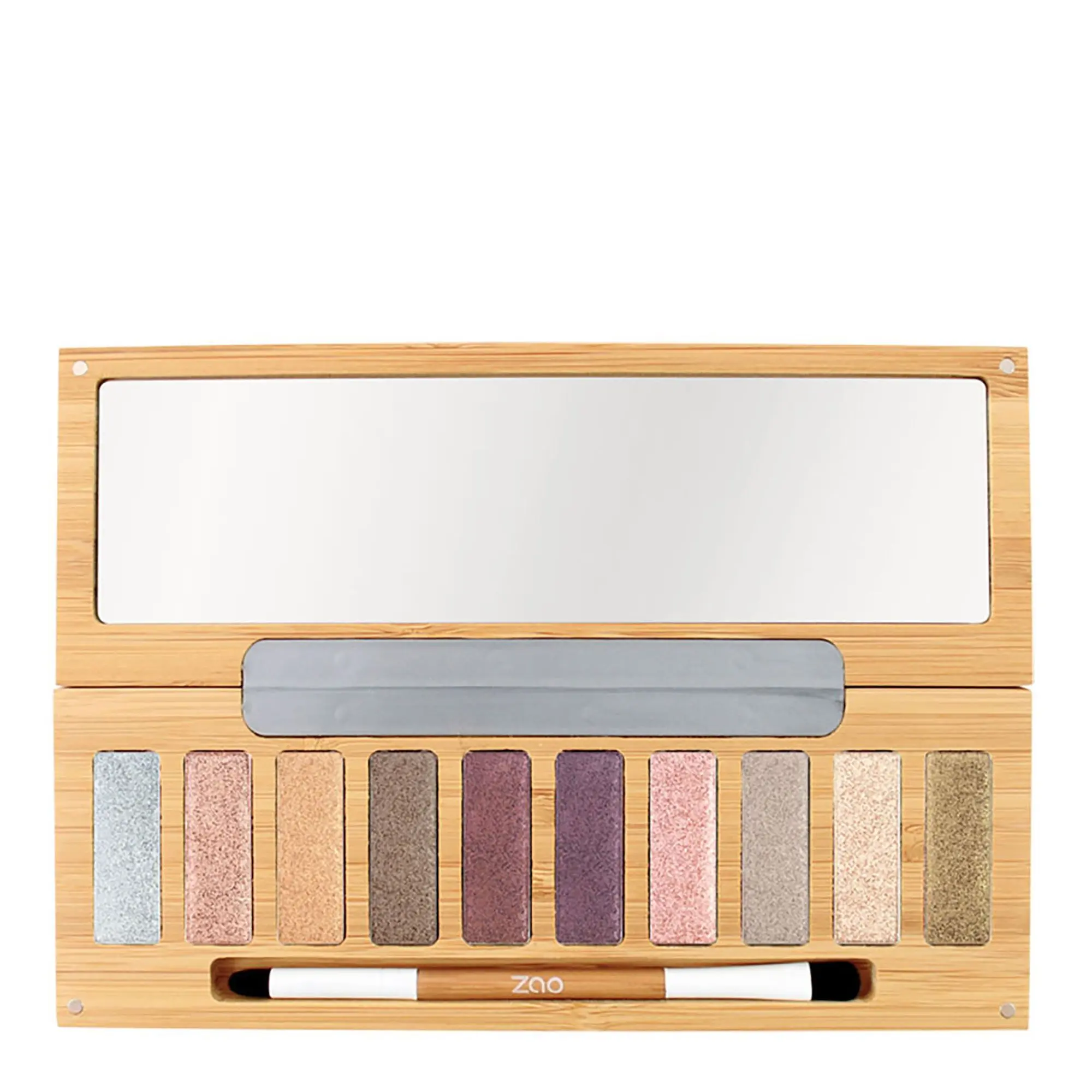 Zao Makeup - Palette Ultra Shiny Bio, vegan et rechargeable- Ombre à paupières